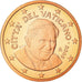 CIUDAD DEL VATICANO, 5 Euro Cent, 2008, Proof, FDC, Cobre chapado en acero