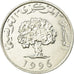 Moneta, Tunisia, 5 Millim, 1996, BB, Alluminio, KM:282