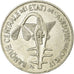 Moneta, Kraje Afryki Zachodniej, 100 Francs, 1989, EF(40-45), Nikiel, KM:4