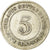 Moeda, Estabelecimentos dos Estreitos, Victoria, 5 Cents, 1901, EF(40-45)