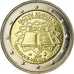 Bélgica, 2 Euro, Traité de Rome 50 ans, 2007, MS(63), Bimetálico, KM:247