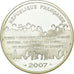França, 15 Euro, Le Panthéon, 2007, BE, MS(65-70), Prata, KM:A1450