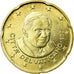 VATICAN CITY, 10 Euro Cent, 2007, BU, MS(63), Brass, KM:378