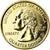 Moneta, Stati Uniti, Delaware, Quarter, 1999, U.S. Mint, Philadelphia, golden