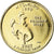 Moneta, Stati Uniti, Wyoming, Quarter, 2007, U.S. Mint, Denver, golden, SPL