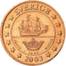 Sweden, Fantasy euro patterns, 2 Euro Cent, 2003, AU(55-58), Copper, KM:Pn2