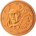 Francia, 2 Euro Cent, 2000, BB, Acciaio placcato rame, KM:1283