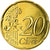 France, 20 Euro Cent, 2001, EF(40-45), Brass, KM:1286