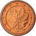 Federale Duitse Republiek, Euro Cent, 2003, UNC-, Copper Plated Steel, KM:207