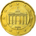 GERMANY - FEDERAL REPUBLIC, 20 Euro Cent, 2003, MS(65-70), Brass, KM:211