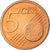 Niemcy - RFN, 5 Euro Cent, 2003, Munich, MS(65-70), Miedź platerowana stalą
