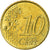 Monaco, 10 Euro Cent, 2001, MS(63), Brass, KM:170