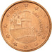 San Marino, 5 Euro Cent, 2004, MS(63), Copper Plated Steel, KM:442