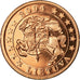 Lituânia, Fantasy euro patterns, 2 Euro Cent, 2004, MS(63), Aço Cromado a