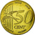 Estonia, Fantasy euro patterns, 50 Euro Cent, 2004, MS(63), Brass