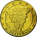 Slovenia, Fantasy euro patterns, 50 Euro Cent, 2004, MS(63), Brass