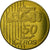 Suíça, 50 Euro Cent, 2003, MS(63), Latão
