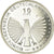 ALEMANHA - REPÚBLICA FEDERAL, 10 Euro, 2007, MS(65-70), Prata, KM:264