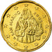 San Marino, 20 Euro Cent, 2005, UNZ, Messing, KM:444