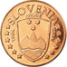 Eslovenia, 5 Euro Cent, 2004, SC, Cobre chapado en acero