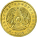 Moneta, Kazakistan, 10 Tenge, 2002, Kazakhstan Mint, SPL, Nichel-ottone, KM:25