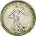 Monnaie, France, Semeuse, Franc, 1909, SUP+, Argent, KM:844.1, Gadoury:467