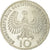 Moneda, ALEMANIA - REPÚBLICA FEDERAL, 10 Mark, 1972, Stuttgart, MBC+, Plata