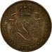 Moneta, Belgia, Leopold II, Centime, 1901, EF(40-45), Miedź, KM:34.1
