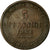 Moneta, Stati tedeschi, SAXONY-ALBERTINE, Johann, 5 Pfennig, 1864, MB+, Rame