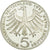 Moneta, Niemcy - RFN, 5 Mark, 1975, Karlsruhe, Germany, MS(65-70), Srebro