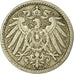 Moneda, ALEMANIA - IMPERIO, Wilhelm II, 5 Pfennig, 1898, Berlin, MBC, Cobre -