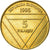 Coin, Slovenia, 5 Tolarjev, 1995, AU(55-58), Nickel-brass, KM:26