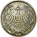 Moeda, ALEMANHA - IMPÉRIO, 1/2 Mark, 1906, Munich, EF(40-45), Prata, KM:17