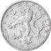 Moneda, República Checa, 50 Haleru, 1993, BC+, Aluminio, KM:3.1