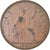 Moeda, Grã-Bretanha, Elizabeth II, Penny, 1965, VF(30-35), Bronze, KM:897