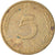 Münze, Bundesrepublik Deutschland, 5 Pfennig, 1972, Hambourg, S+, Brass Clad