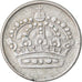 Coin, Sweden, Gustaf VI, 25 Öre, 1957, VF(30-35), Silver, KM:824