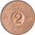 Munten, Zweden, Gustaf VI, 2 Öre, 1971, ZF, Bronze, KM:821