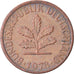 Coin, GERMANY - FEDERAL REPUBLIC, Pfennig, 1978, Karlsruhe, VF(30-35), Copper