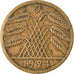 Munten, Duitsland, Weimarrepubliek, 5 Rentenpfennig, 1924, Hambourg, FR+