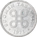 Moneta, Finlandia, Penni, 1971, BB, Alluminio, KM:44a
