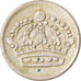 Munten, Zweden, Gustaf VI, 10 Öre, 1959, FR+, Zilver, KM:823