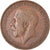 Coin, Great Britain, George V, 1/2 Penny, 1924, VF(30-35), Bronze, KM:809