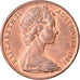 Moneta, Australia, Elizabeth II, 2 Cents, 1981, Melbourne, BB, Bronzo, KM:63