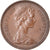 Coin, Great Britain, Elizabeth II, New Penny, 1977, VF(30-35), Bronze, KM:915