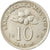 Coin, Malaysia, 10 Sen, 1995, EF(40-45), Copper-nickel, KM:51