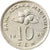 Coin, Malaysia, 10 Sen, 1999, EF(40-45), Copper-nickel, KM:51