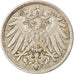 Moneda, ALEMANIA - IMPERIO, Wilhelm II, 5 Pfennig, 1914, Stuttgart, BC+, Cobre -