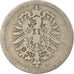 Coin, GERMANY - EMPIRE, Wilhelm I, 5 Pfennig, 1874, Stuttgart, VF(30-35)