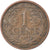 Coin, Netherlands, Wilhelmina I, Cent, 1925, EF(40-45), Bronze, KM:152